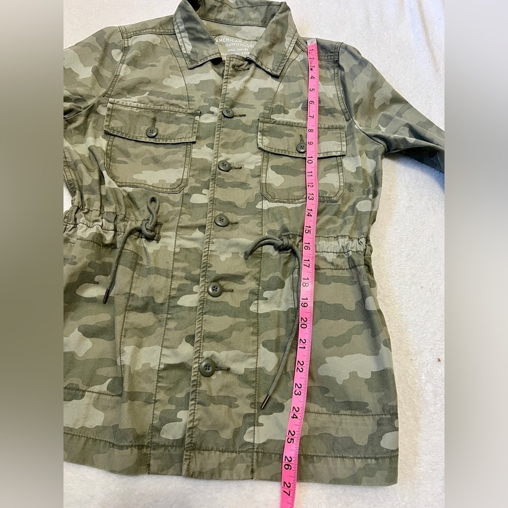 American Eagle Camouflage Utility Military Jacket - Small - Picture 4 of 11